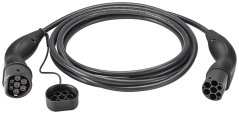 Nabíjecí kabel Typ 2, až 22 kW, 3 m, černý