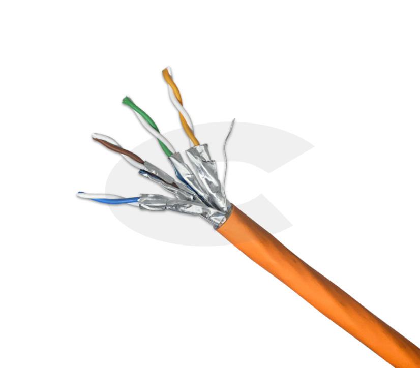 CTnet kabel FTP cat.6A drát LSZH (B2ca), 305m