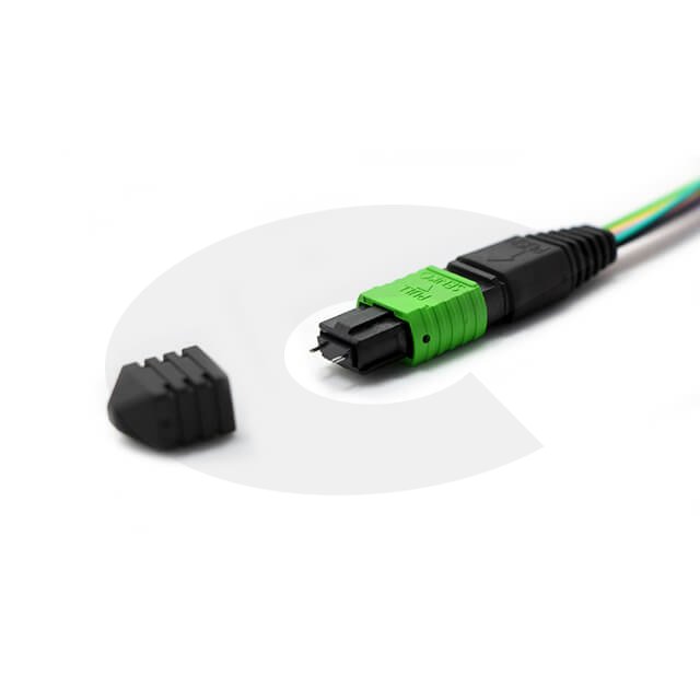 Optický fanout kabel MPO (Male) - 12x LC 50/125 OM3