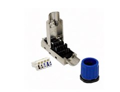 Konektor RJ45 (8p8c) FTP cat.5e, samozářezový, průmyslový, V drážka