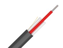Fibrain Flat DROP kabel, 9/125  G.657A1, HDPE, 8,3x4,6mm, AERO-DF03