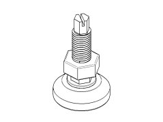 RAX-MS-X64-X, sada nivelačních nožiček