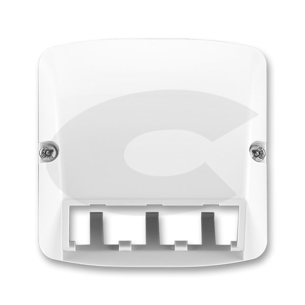 ABB Tango kryt pro 3 moduly Panduit MINI-COM, bílý, 5014A-A00400 B