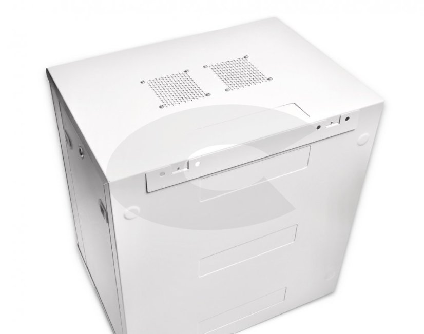 CTnet 19" rozvaděč 12U 450mm - Barva: Černá - RAL9005