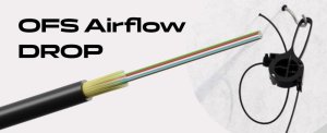 Optické samonosné drop kabely OFS Airflow