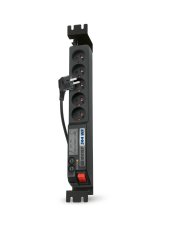 Acar 504WF - 19“ rozvodný panel, 5xCZ, přepěťová ochrana TDK, filtr, vypínač, kabel CZ