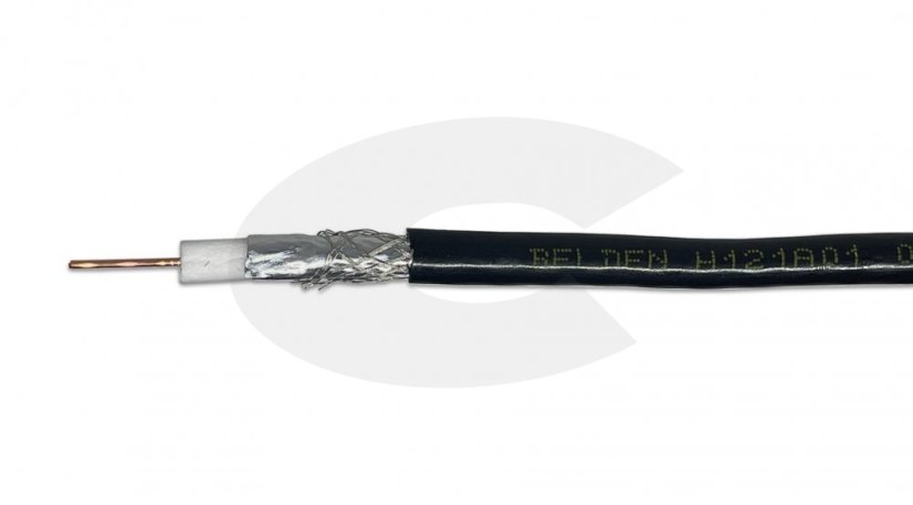 Koaxiální kabel Belden H121AL PE 75ohm - Balení: 100