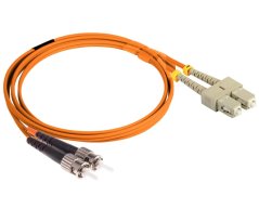 Optický patchkabel ST-SC 62,5/125 OM1, 3m