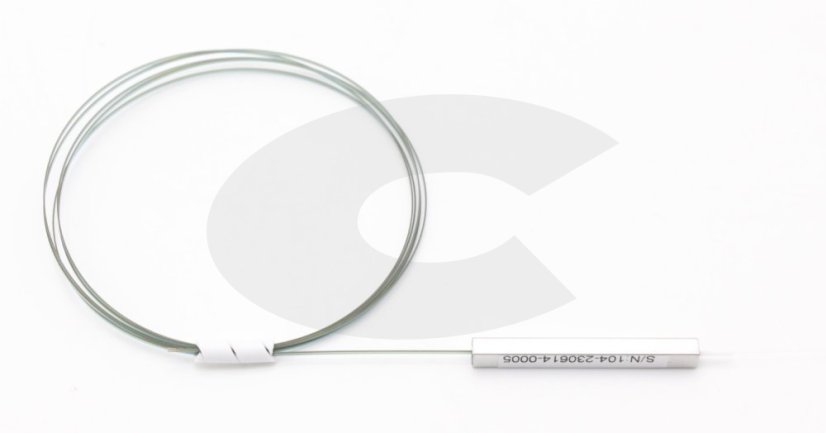 Optický MINI PLC splitter 1:XX, vlákna v 250um ochr 