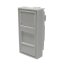 Parapetní zásuvka pro 1 keystone modul 22,5x45mm s prachovou krytkou Parapetní zásuvka pro 1 keystone modul 22,5x45mm s prachovou krytkou