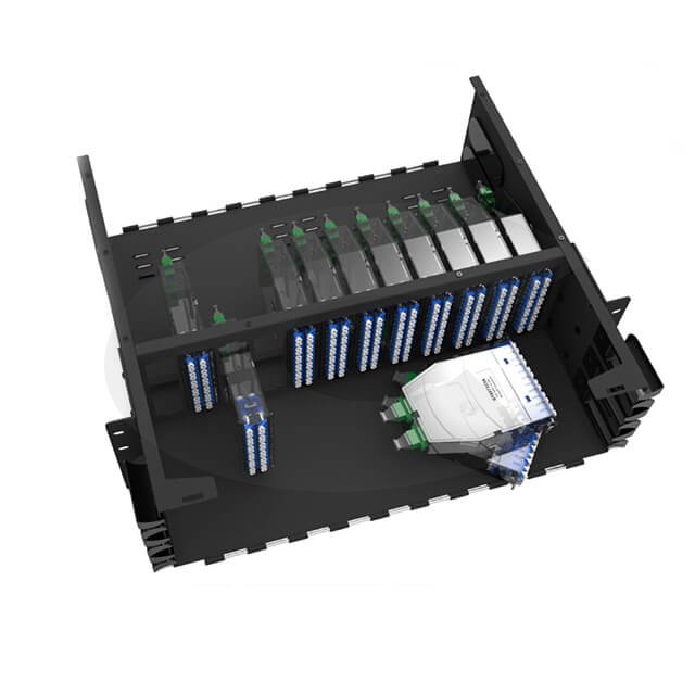 MPO 19" Patch Panel 3U (ohne Modulen)