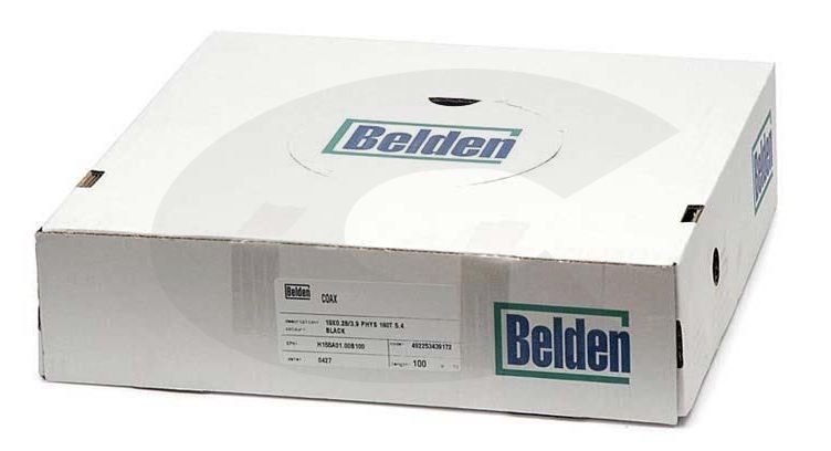 Koaxiální kabel Belden H121CU PVC 75ohm - Verpackung: 100
