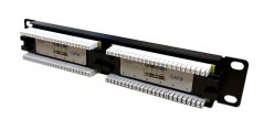 10" Patch panel 12port UTP cat.5e