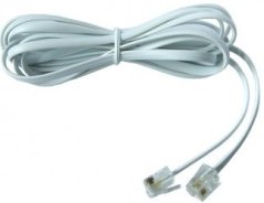 Propojovací kabel s konektory RJ11 6p4c 20m