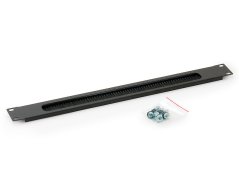RAB-ZP-X03-A2 - 19" průchozí panel 1U s kartáčem
