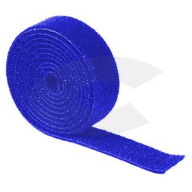 Vázací pásek, suchý zip, 19mm, délka 20m, modrý