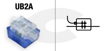 Odbočka UB2 neznačková (0,4-0,9mm)