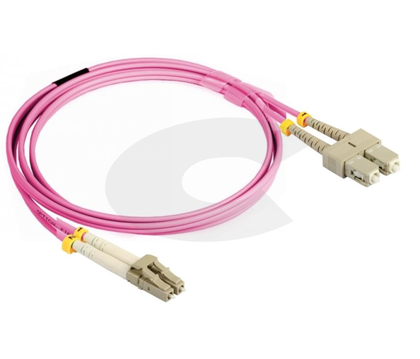 Optický patchkabel  SC-LC 50/125 OM4, 3m