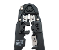 Hanlong® krimpovací kleště HT-2092C kovové jednoduché 10p10c (RJ48), detail Hanlong® krimpovací kleště HT-2092C kovové jednoduché 10p10c (RJ48), detail