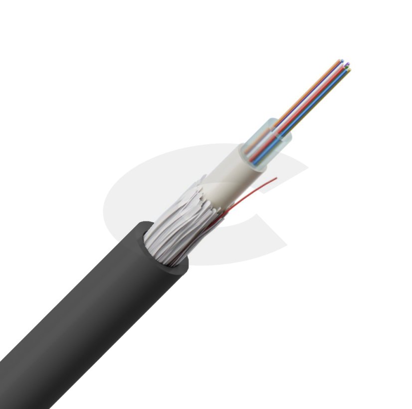 CTnet 12vl. 9/125 kabel s centrální trubkou, G.657A1, LSZH, 6,2mm, J/A-DQ(BN)H