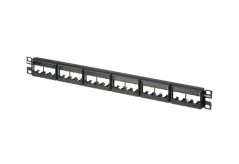 Panduit patch panel CPPL24WBLY neosazený 1U, UTP, pro 24 modulu MiniCom + popisky