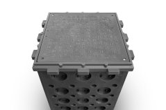 Kabelová komora G6, 660x660 mm, hl. 800 mm, včetně víka B125