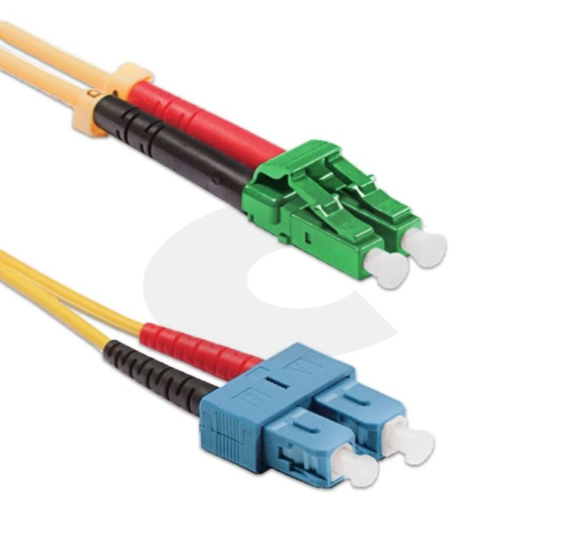 Optický patchkabel LC/APC-SC/UPC 9/125 OS2, G567A1,   1m, detail