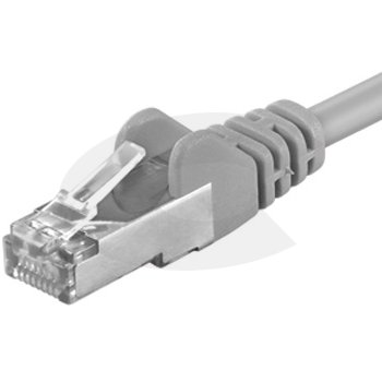 Patch kabel FTP cat.6A šedý 5m