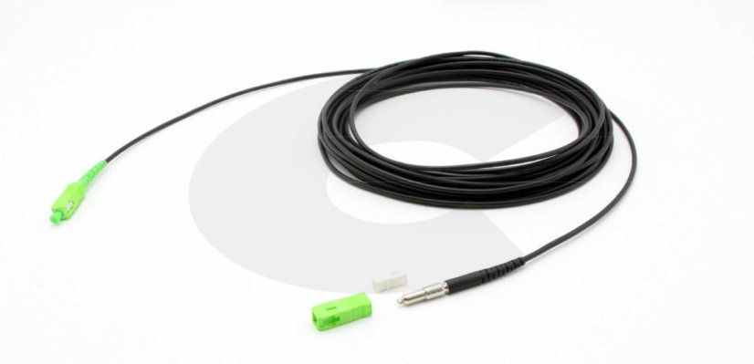 Optický patch kabel venkovní drop SC/APC-SC(PX)/APC 9/125 OS2, G657A2, simplex - Délka: 40m
