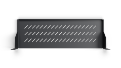 19“ Police CTnet REX s perforací 1U 150mm, černá