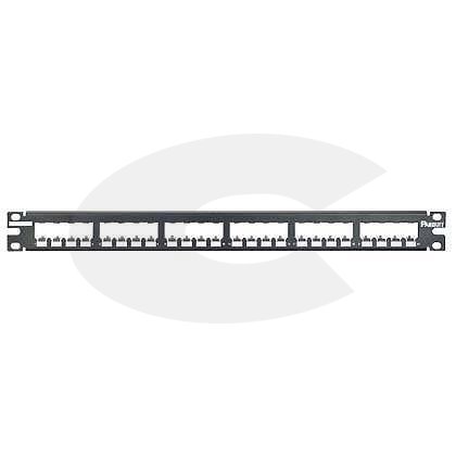 Panduit patch panel CP24BLY neosazený 1U pro 24 modulu MiniCom