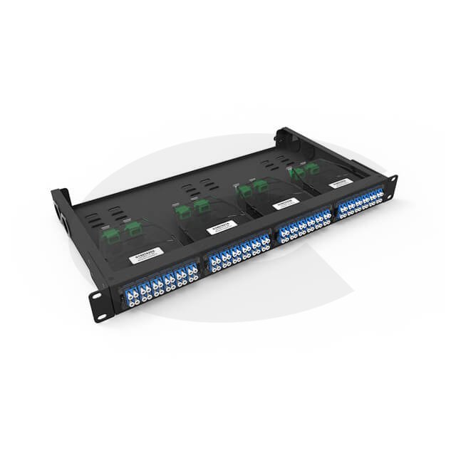 MPO 19" Patch Panel 1U (ohne Modulen)