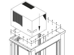 RAC-RV-X61-Z6, Redukce ke klimatizaci 600x1000/1200 mm, montáž