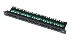 CTnet patch panel 25 port cat.3, 1U, ISDN