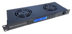 CTnet 19" ventilační jednotka 1U, 2 ventilátory