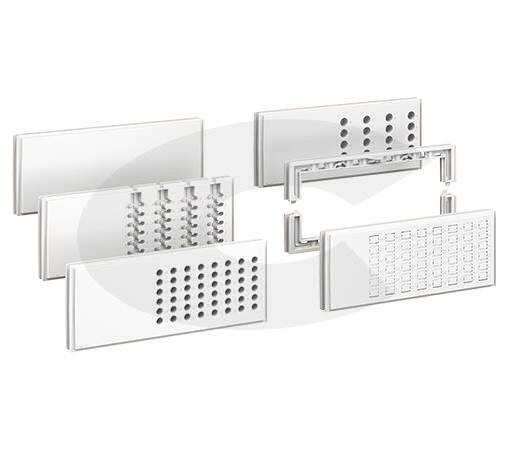 GVI96 - optický rozvaděč vnitřní pro 96 vláken, velký výběr prostupových membrán