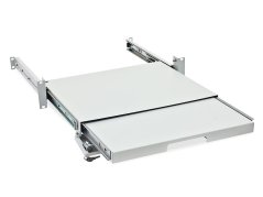 RAX-UP-X29-A1 - Auszieh- und verschließbare 19“-Schublade 2U für Tastatur und Maus