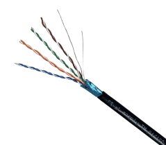 CTnet kabel FTP drát cat.5e PE - venkovní jednoplášť CTnet kabel FTP drát cat.5e PE - venkovní jednoplášť