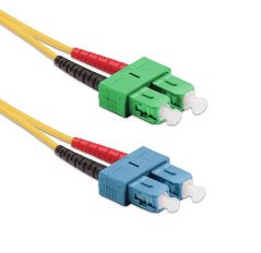 Optický patchkabel SC/APC-SC/PC 9/125 OS2, G567A1,  1m, detail