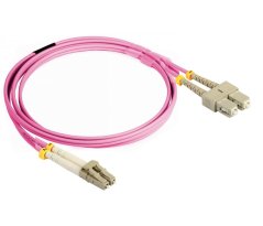 Optický patchkabel  SC-LC 50/125 OM4, 3m