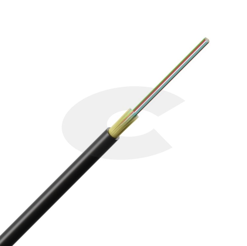 OFC AirFlow 24vl. 9/125 samonosný kabel, G.657A1, TPU, 3,4mm