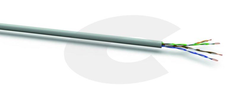 VOKA XLAN200 kabel UTP cat.5e drát LS0H šedý, 305m