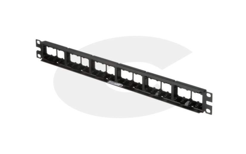 Panduit patch panel CPP24BLY neosazený 1U pro 24 modulu MiniCom