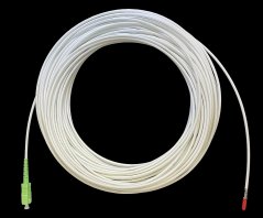Optický patch kabel SC/APC- PSC/APC 9/125 OS2, G657A2, simplex, 30m