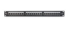 CTnet patch panel 24 port UTP cat.6, 1U