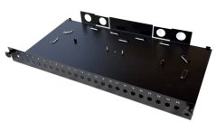 CTnet 19" čelo pro optickou polici/vanu 24x ST