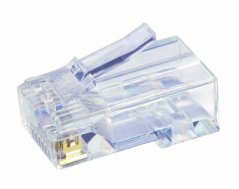 Konektor RJ45 8P8C UTP cat.6 drát/lanko 50u, 100ks
