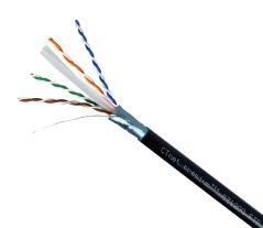 CTnet kabel UTP cat.6, drát, PE venkovní jednoplášť CTnet kabel UTP cat.6, drát, PE venkovní jednoplášť