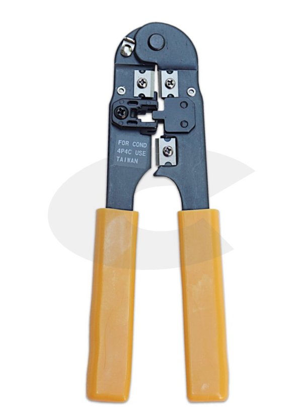 Hanlong® krimpovací kleště HT-2096C kovové jednoduché 6p6c (RJ11, RJ12)