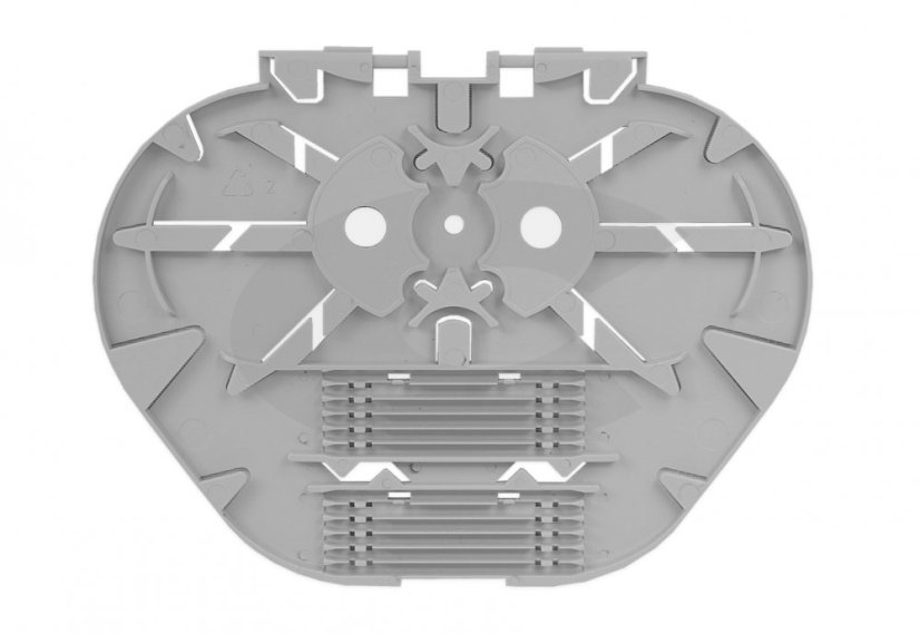 Optische Kassette 12 Schweißen/ 4mm (für Außenmuffen) - Farbe: Šedá